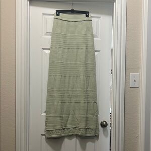 Elegant Green Maxi Skirt